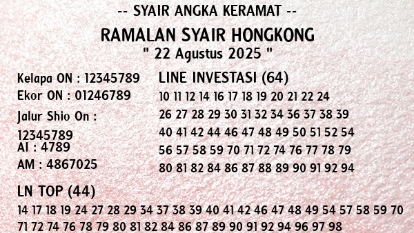 Prediksi Hongkong