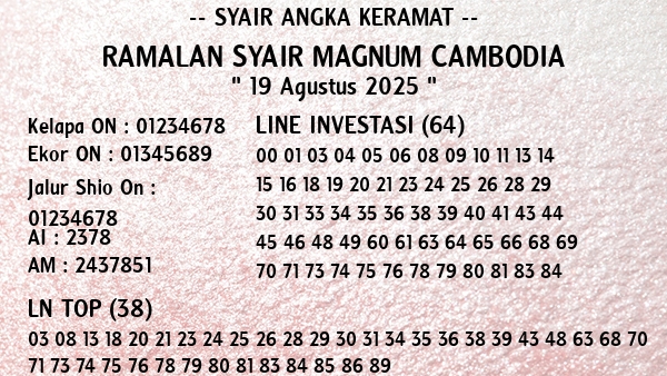 Prediksi Magnum Cambodia