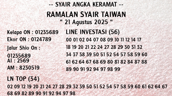Prediksi Taiwan
